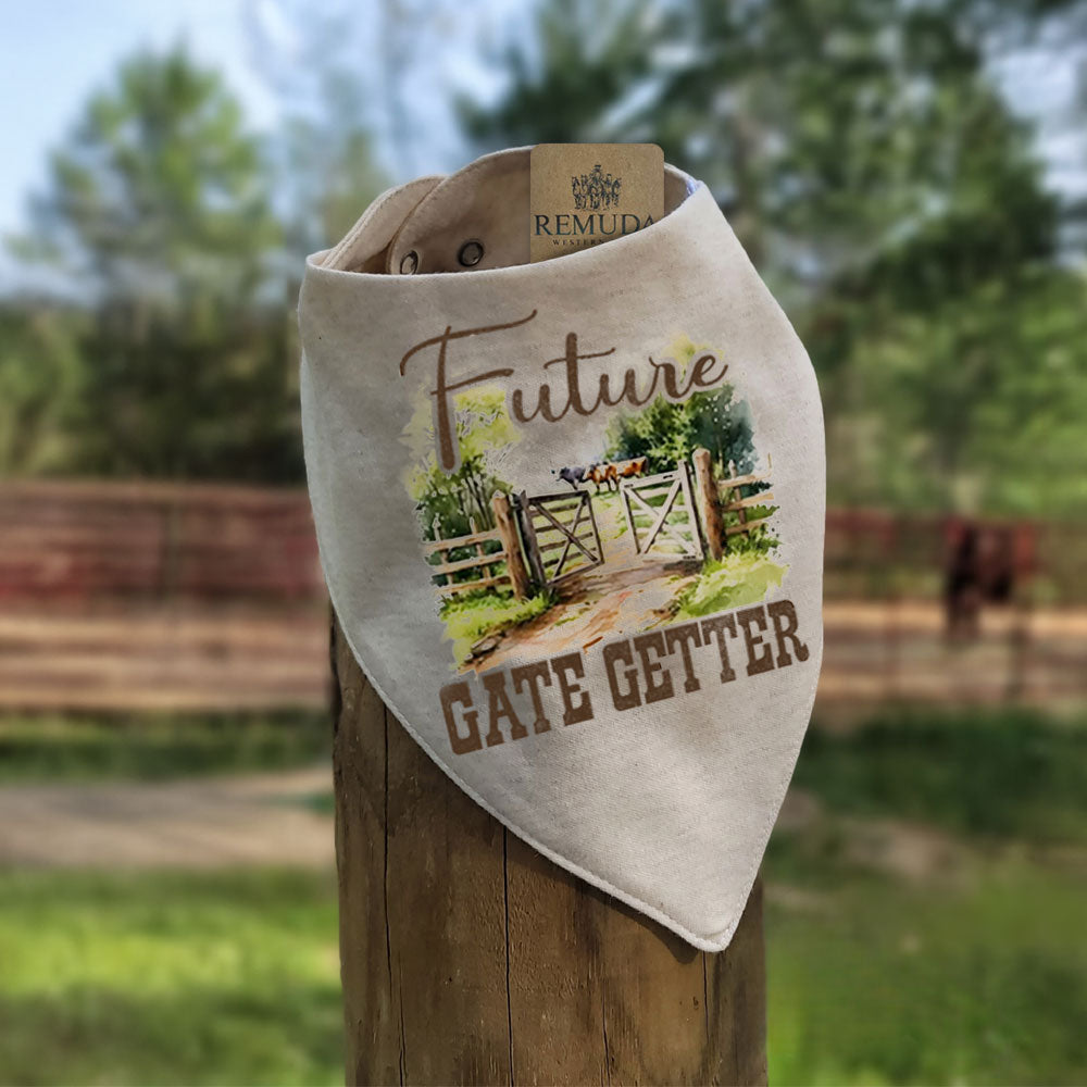 Future Gate Getter Infant Bandana Style Western Bib