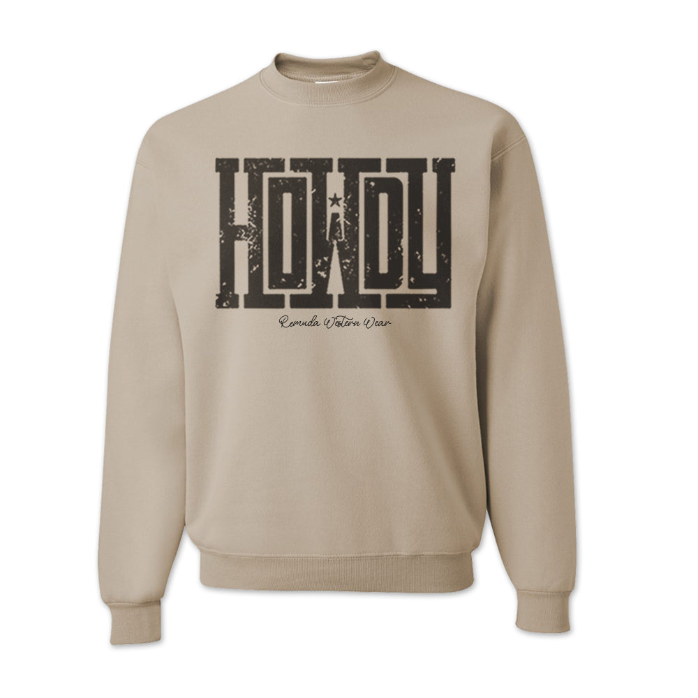 Howdy - Western Adult Unisex Sweatshirt