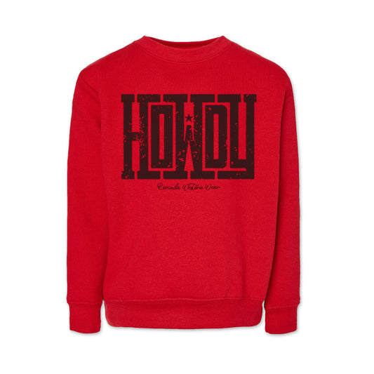 HOWDY Western Youth Sweatshirt