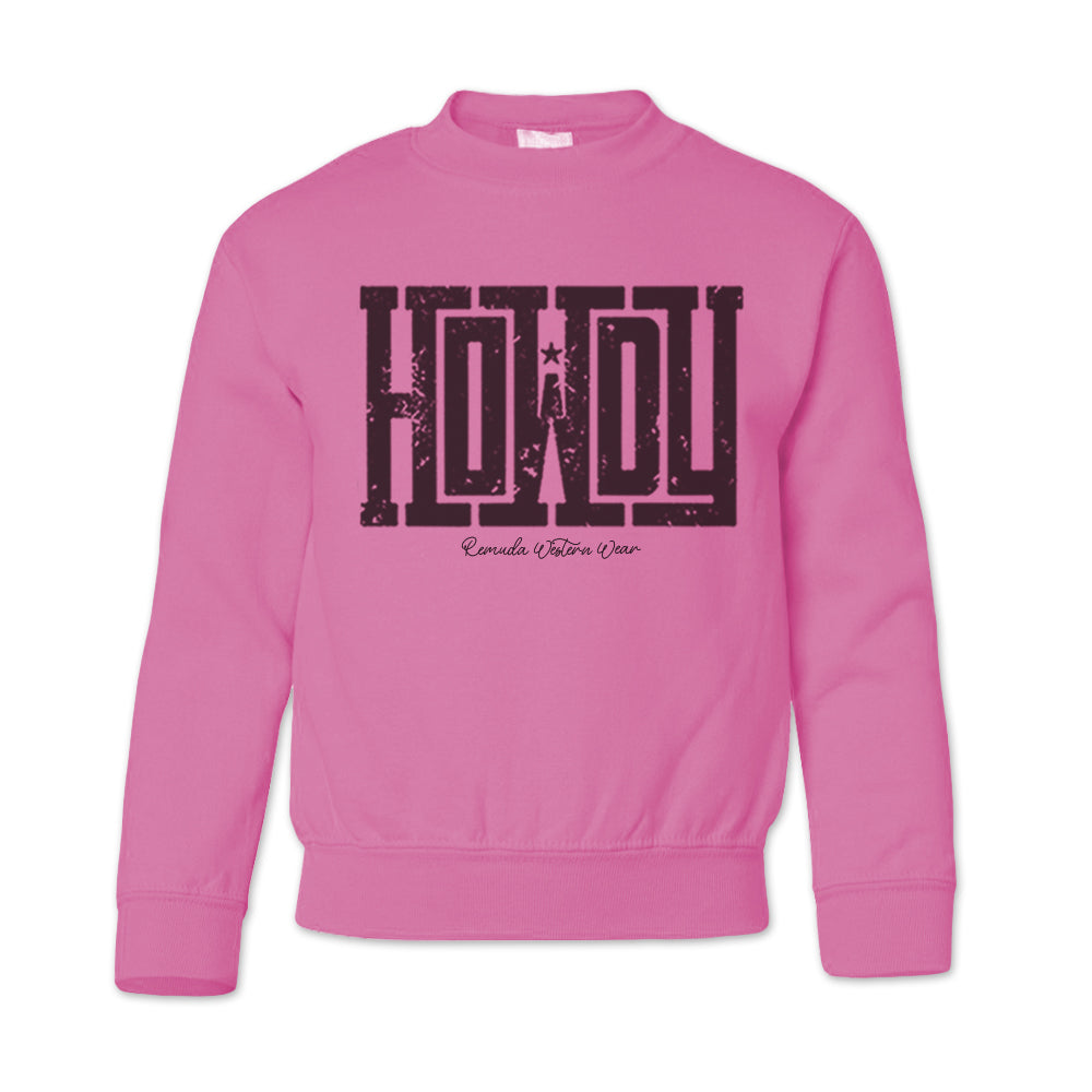 Howdy - Western Youth Sweatshirt