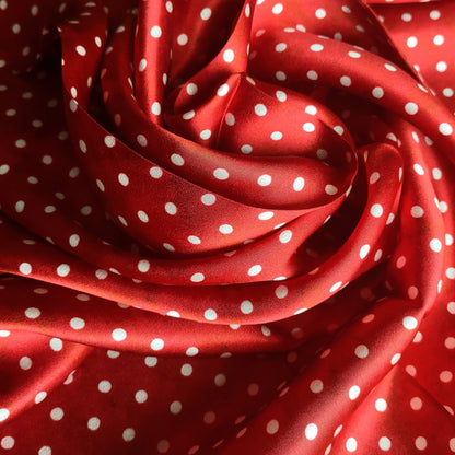 Wild Rag 100% SILK Grunge Polka Dot Blue, Black, or Red Cowboy Neck Scarf Bandanna by Double B Wild Rags