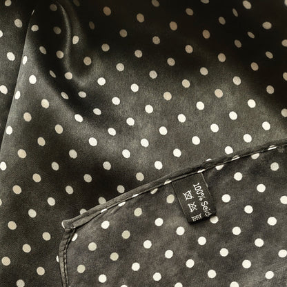 Wild Rag 100% SILK Grunge Polka Dot Blue, Black, or Red Cowboy Neck Scarf Bandanna by Double B Wild Rags