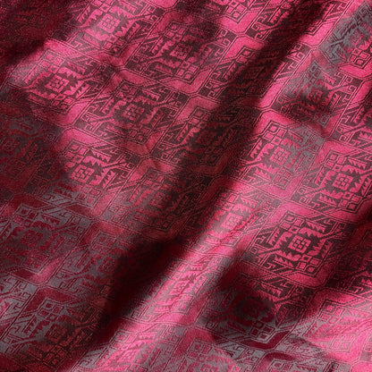 Jacquard Wild Rag Aztec Native Tribal Neck Scarf Double B Red