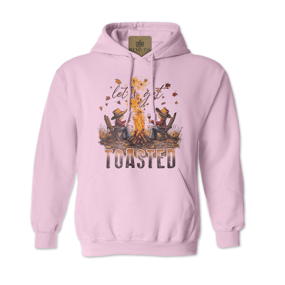 Lets Get Toasted - Adult Unisex Western Pullover Hoodie