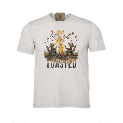 Let's Get Toasted - Adult Unisex Fall Camping Tee T-Shirt