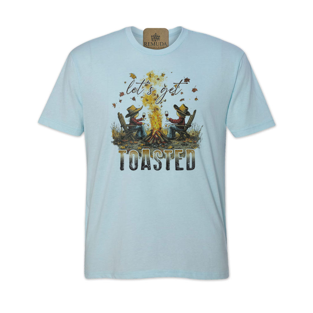 Let's Get Toasted - Adult Unisex Fall Camping Tee T-Shirt