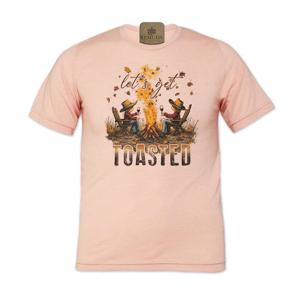 Let's Get Toasted - Adult Unisex Fall Camping Tee T-Shirt