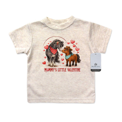 Mommy’s Little Valentine Cowboy oatmeal infant boys western tee t-shirt