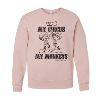 MY CIRCUS MY MONKEYS Western Adult Unisex Sweatshirt