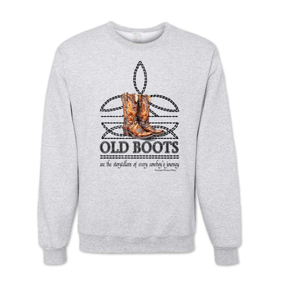 OLD BOOTS Boot Stitch Mens Adult Unisex Western Sweatshirt