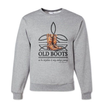 OLD BOOTS Boot Stitch Mens Adult Unisex Western Sweatshirt