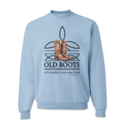 OLD BOOTS Boot Stitch Mens Adult Unisex Western Sweatshirt