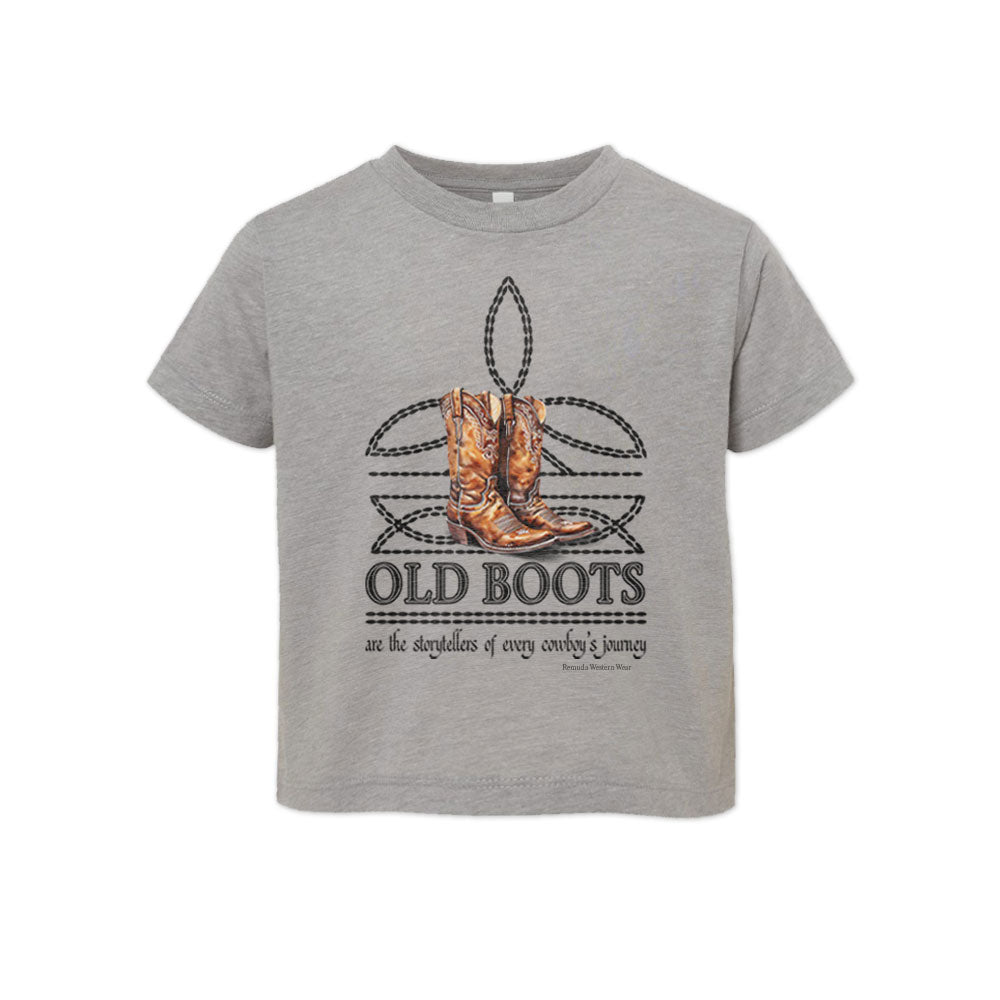 OLD BOOTS Cowboy Boot Stitch Toddler Western Tee