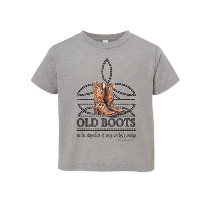 OLD BOOTS Cowboy Boot Stitch Toddler Western Tee