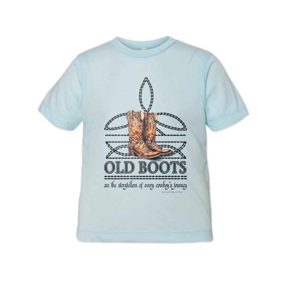 OLD BOOTS Cowboy Boot Stitch Toddler Western Tee