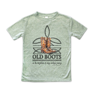 OLD BOOTS Cowboy Boot Stitch Toddler Western Tee