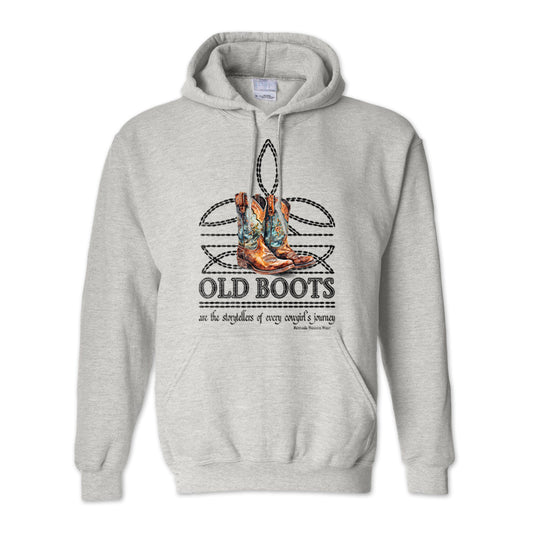 OLD BOOTS Adult Women's Western Pullover Hoodie