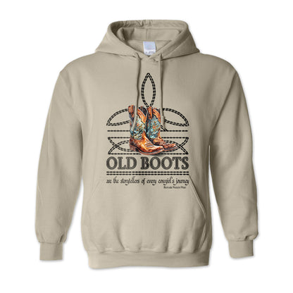 Old Boots - Adult Women's Western Pullover Hoodie