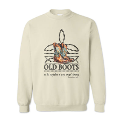 OLD BOOTS Boot Stitch Womens Adult Unisex Western Sweatshirt