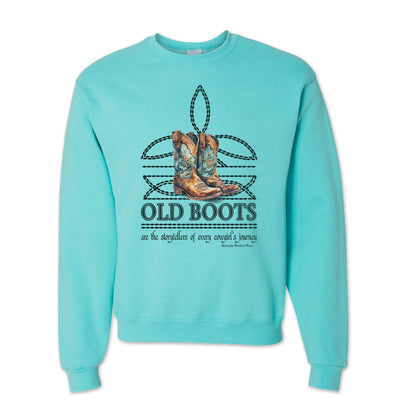 OLD BOOTS Boot Stitch Womens Adult Unisex Western Sweatshirt