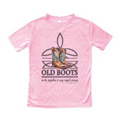 OLD BOOTS Cowgirl Boot Stitch Toddler Western Tee