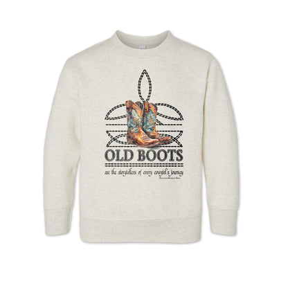 OLD BOOTS Boot Stitch Cowgirl Toddler Western Sweatshirt