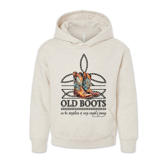 OLD BOOTS Boot Stitch Cowboy Youth Western Pullover Hoodie