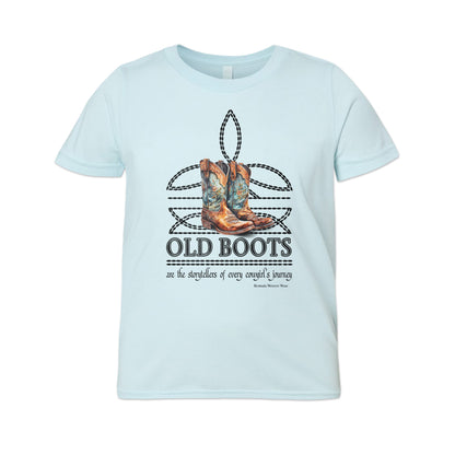 OLD BOOTS Cowgirl Boot Stitch Youth Western Tee