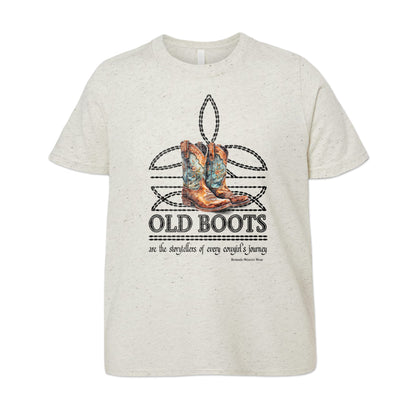 OLD BOOTS Cowgirl Boot Stitch Youth Western Tee