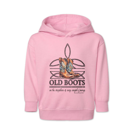OLD BOOTS Boot Stitch Cowgirl Toddler Pullover Hoodie