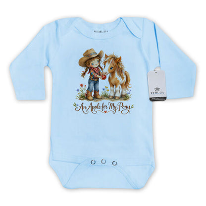 Pony Pals An Apple For My Pony - Cowgirl Infant One Piece Western Romper
