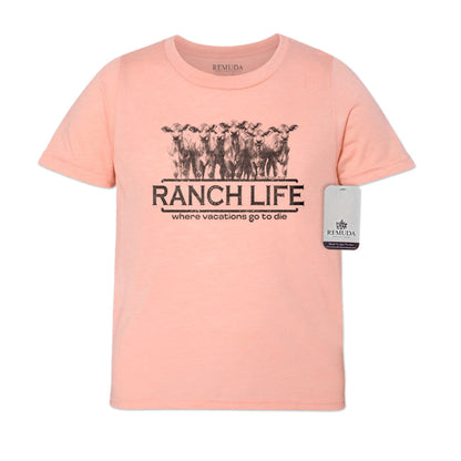 Ranch Life: Where Vacations Go to Die - Youth Western Tee T-Shirt