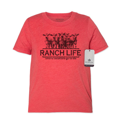 Ranch Life: Where Vacations Go to Die - Youth Western Tee T-Shirt