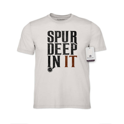 Spur Deep In It - Adult Unisex Western Tee T-Shirt