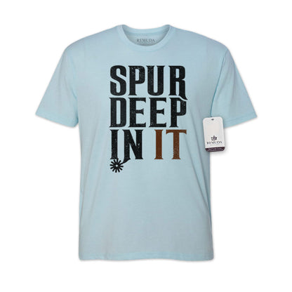 Spur Deep In It - Adult Unisex Western Tee T-Shirt