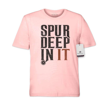 Spur Deep In It - Adult Unisex Western Tee T-Shirt