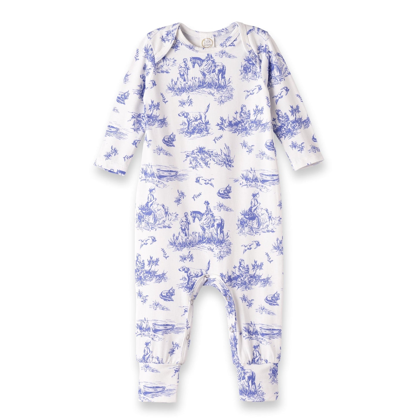 Toile de Jouy Bamboo Western Romper