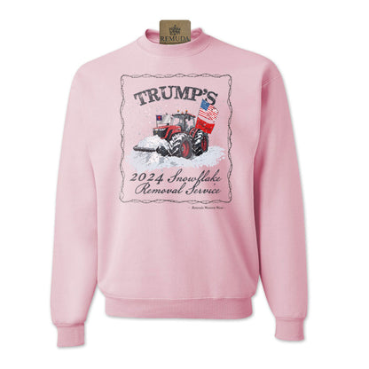 Trump's 2024 Snowflake Removal Service - Western Adult Unisex Sweatshirt