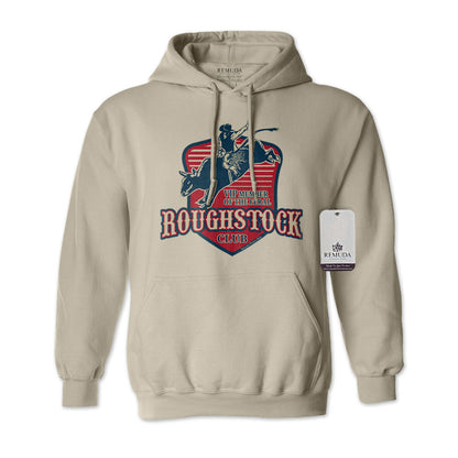 Feral Roughstock Club Adult Unisex Western Hoodie Sand
