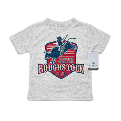 Feral Roughstock Club Infant Kids Tee T-Shirt Gray