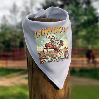 Cowboy Conundrums Infant Bandana Style Western Bib