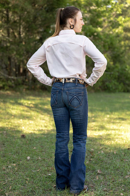 Ariat Women's VentTek Stretch Shirt, Strawberry Stripe